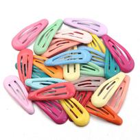 30pcs Colorful Hair Clips Cute Waterdrop Shape Metal BB Hairpins For Women Girls Fashion Barrettes Clip Bangs Hair Accessories