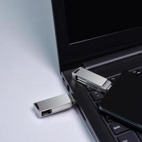 OLOEY High-Speed Dual-Port USB 3.0 Flash Drive gray