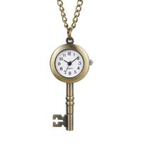 Bicycle Retro Quartz Pocket Watch Nostalgic Bicycle Sports Watch Jewelry Pendant white