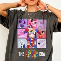 Comfort Colors The Amazing Digital Circus Era Shirt -Tadc Shirt,Tadc Sweatshirt,Jax Tee,Pomni Tshirt,Gangle Tshirt,Ragatha,Caine,Bubble L pink