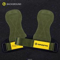 Lifting Straps with Anti-Slip Leather Grip, Wrist Support for Pull Ups Deadlifts Men Women 2 green-M for men black