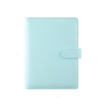 Ring Binder File Folder Planner Book Notepad Cover Binder Cover Notebook Cover Loose-Leaf Cover A6 mėlyna