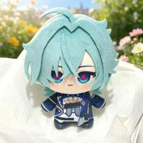 Game Genshin Impact The Doctor Il Dottore 10Cm Plush Doll Cute Lohen Plushie Stuffed Toy Backpack Pandents Keychain Fans Gifts 10cm gray