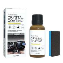 Automotive Plastic Revitalizing Enhancer Liquid Restores Shine 30ML Ceramic Layer Protection Anti Dust Easy Application 1 black