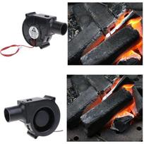 Smelting Metal Fan BBQ Blower Charcoal Chimney Starter Cooking Barbecue Electric Fan for DC12V 75mm BBQ Fans China Mainland