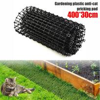 Dūrimas kilimėlis Katės ekskrementai Šunys Sodo žemės vinis Lauko/vidaus PP kenkėjų atbaidytojas Plastikinis smaigas 400x30cm Gyvūnų atbaidytojas juoda