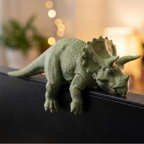 Sleeping T-Rex Monitor Topper Figurines 3D Printed Mini Lazy Dinosaur Ornaments For Desk/Monitor/Shelf Cute Jurassic Dino Decor A3 gray