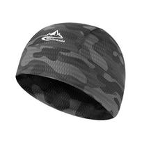 Cooling Skull Cap Helmet Line Breathable Sweat Wicking Cycling Sports Running Hat Comfortable Outdoor Hiking Cap Quick Dry Cap juoda