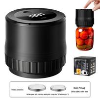 Multi-Size Electric Vacuum Sealer for Mason Jars - Kitchen Food Preserver gray