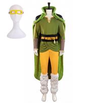 One Piece Zoro Cosplay Costume Set Green Cape Halloween Party Outfit Anime Role Play Clothing XS žalia/geltona