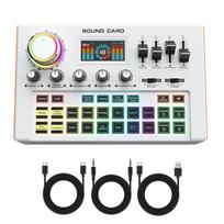Y700 Live Sound Card and Boom Arm Set, 48V for Mobile Streaming and Podcasting.