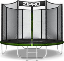 Prekė su pažeista pakuote. Batutas Zipro Jump Pro 8FT, 252 cm, su tinklu, su kopėčiomis