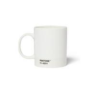 Baltos spalvos iš porceliano puodelis 375 ml Cortado Cloud Dancer 11-4201 – Pantone