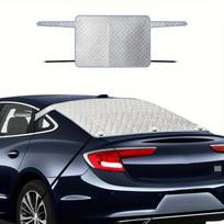 Visus sezonus automobilio galinio stiklo uždangalas su magnetu, tinkantis apsaugoti nuo sniego, ledo ir saulės daugumai automobilių modelių gray