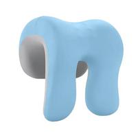 Comfortable Neck Support Cushion Memory Foam Pillow for Office Napping and Travel Relaxation 4 gray
