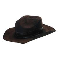 Wool Hat Cowboy Costume Hat HippiesHat Adult Fedoras Stage Show Party Headpiece 1 juoda