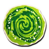 Creative Round Carpet Bedroom Bedside Dirt-Resistant Foot Mat Living Room Sofa Anti-Slip Floor Mat Home Decoration 60cm 24inch green