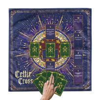 Tarot Cloth Altar Cloth Tapestry Tablecloth Thickened Velvet Tarot Cards Divination Tablecloth For Cave Room Camping Wall Decor gray