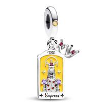 925  Silver Mysterious Fashion Tarot Card Series Charms Beads Fit Original Pan Bracelets Bangles Fine Jewelry Gift white