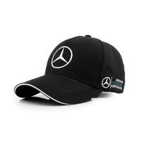 Karšta automobilio lipdukas Automobilio beisbolo kepuraitė Lauko reguliuojama laisvalaikio kepurė Apsauganti nuo saulės kepurė Mercedes logotipui Benz AMG W203 W206 W220 W211 W21 black
