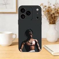 Singer T-Travis UTOPIA Scott Phone Case For iPhone 17,16,15,14,13,12,11 Plus,Pro,Max,Mini Silicone black Soft Cover iPhone14Pro black