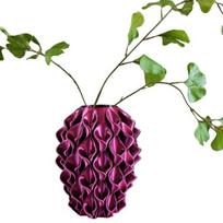 3D Printed Wavy Vase Modern Boho Vase Table Centerpiece Vase for Dried Artificial Flowers Home Room Wedding H