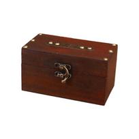 Retro Style Jewelry Storage Box with a Lock Vintage Collection Gift Box  Gift Style-6 brown
