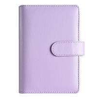 A6 Loose-Leaf Binder: Cross-Border Creative Cash Budget Planner with Zipper Bag & Macaron PU Leather Cover 18.8cm x 13.3cm