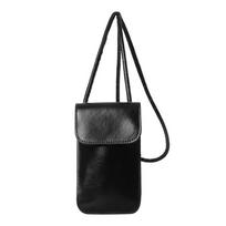 Moteriška mini crossbody telefono rankinė odinė monetų mobiliojo telefono piniginė mini telefono piniginė su petnešėle mini rankinė per petį sidabras
