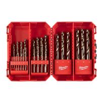 Milwaukee metalinių grąžtų rinkinys RED COBALT HSS-G Co 1-13 mm 25 vnt.