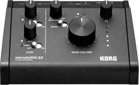 Korg microAUDIO 22 sound card, black (100029243000)