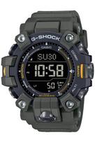Casio MUDMAN Solar Made with Environmentally Friendly Khaki G-Shock Radio-Controlled Watch, Materials, GW-9500-3JF, Men's, black