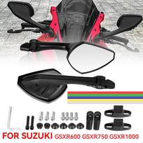 Universalus lenktyninių motociklų sportinio dviračio galinio vaizdo veidrodėlis, skirtas „Kawasaki Ninja 300 250 H2R ZX-6R Ninja ZX-14R“ black