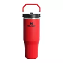 Stanley Thermo mug with straw The IceFlow Flip Straw 2.0 Tumbler 0.89L dark red