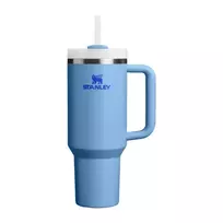 Stanley Thermo mug with straw The Quencher H2.O FlowState Tumbler 1.18L light blue
