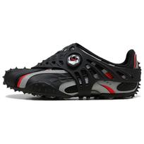 PUMA Gabbia Leather A$AP Rocky Black Silver 404448-01 40.5 black