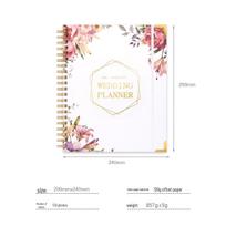 Wedding Planner Notebook for Brides - Spiral Bound beige