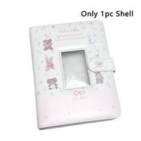 1pc A5 Photo Card Binder Loose-leaf Photo Album Kawaii Storage Booklet  Polaroid & Idol Cards 1pc Binder white
