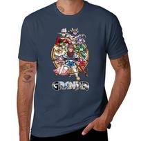 Grandia Heroes Tshirt Sports Basic Short Sleeve Tshirt S brown