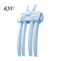 Fine Hair Volume Clip Heated Volumizing Clip, Instant Root Lift Comb with 2 Temperature, Women Styling Equipment Rechargeable Electric Flat Bangs for mėlyna