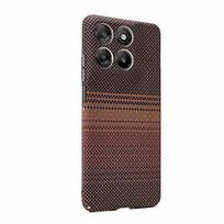Magnetic Case For Motorola Signature Moto Edge 70 Ultra 5G For Magsafe Embossed Carbon Fiber Striped Pattern PC Slim Hard Cover Motorola Signature black