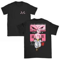 2025 Kawaii Majin Buu Gym Ball Z Fitness Anime T-shirt for Men Cotton Short-sleeved Round Neck Summer Clothing for Parents S pink