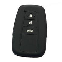 Toyota išmanaus rakto dėklas Silikoninis 3 mygtukams Toyota automobiliams / Naujam RAV4 / juoda