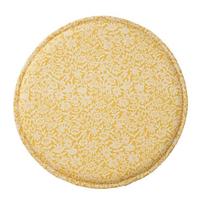 13Inch Foam Seat Cushion Round Seat Pad for Dining Chairs with Easy to Clean Removable Slip Proof white