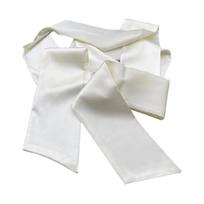 Kultūrinio aprėkalo diržas moterims Tradicinis japoniškas platus juosmens diržas Aukščiausios kokybės poliesterio audinio juosta Yukata balta