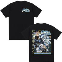 Anime JoJo Bizarre Adventure Okuyasu Nijimura T-shirt Men Women Clothing Cotton Casual Fashion Oversized Short Sleeves T Shirt S įvairiaspalvis