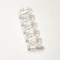 Detachable DIY Binding Rings: Loose-Leaf Binder Clip Strips for A5, B5, A4 Notebooks white