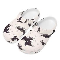 Novelty Print EVA Clogs Adult Unisex Breathable Lightweight Slip On Casual Footwear Lightweight Summer Sandals Everyday Wear 36 balta