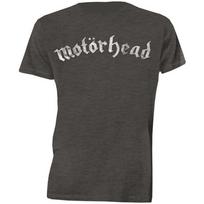 Motorhead Distressed Logo Charcoal Shirt S-XXL Official Rock Metal Band Merch M