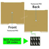 For Bambu Lab H2d H2S Smooth Build Plate with QR Code Heatbed Bambulab 350x320 Hiqh Quality H2D H2S Plate 3d Printer Accessories pei-codes
